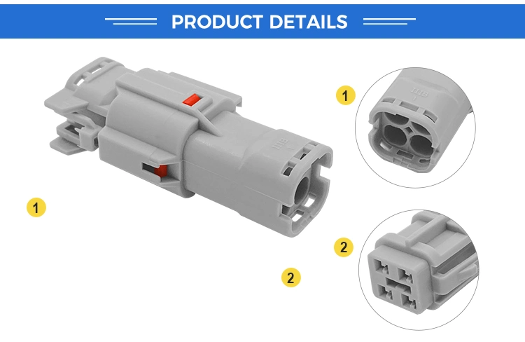 Manufacturing 2p 4p 6p Waterproof Wire Harness Motor Connector